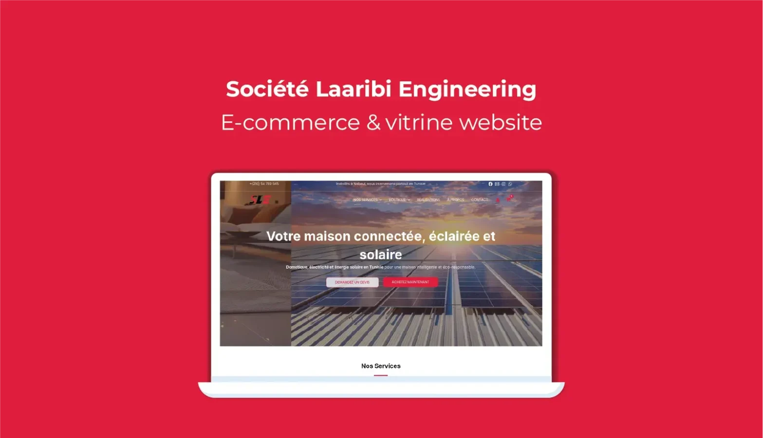Site e-commerce Laaribi Engineering